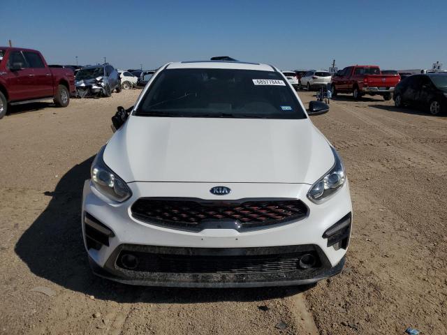 3KPF34AD4ME299306 - 2021 KIA FORTE GT LINE WHITE photo 5