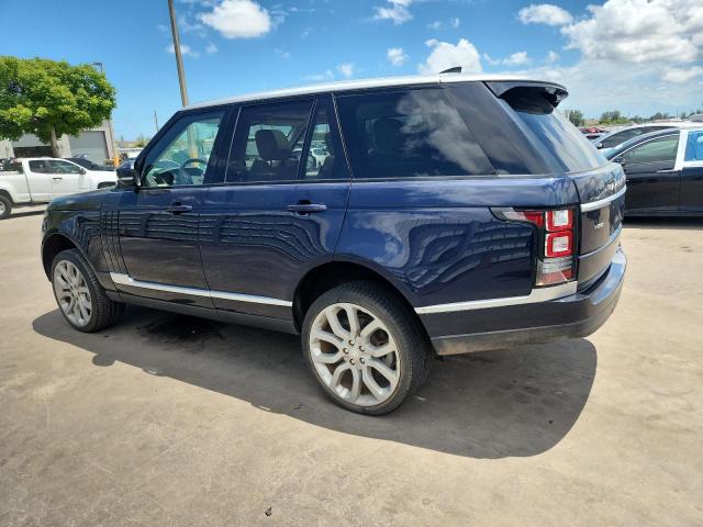 SALGS2FVXHA324515 - 2017 LAND ROVER RANGE ROVE HSE BLUE photo 2
