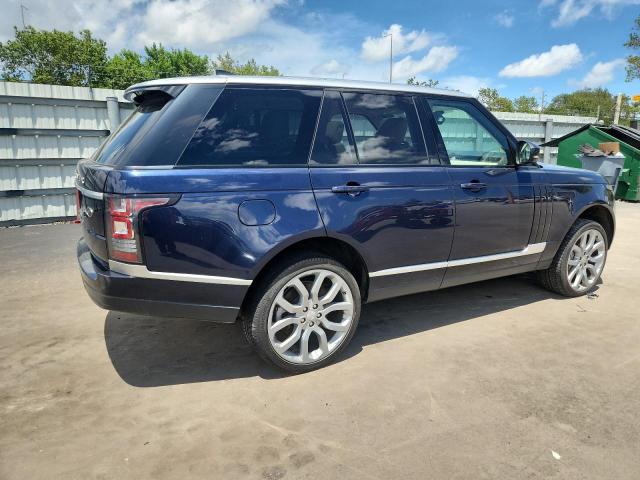 SALGS2FVXHA324515 - 2017 LAND ROVER RANGE ROVE HSE BLUE photo 3
