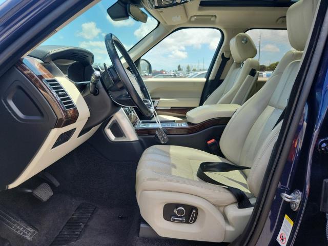 SALGS2FVXHA324515 - 2017 LAND ROVER RANGE ROVE HSE BLUE photo 7