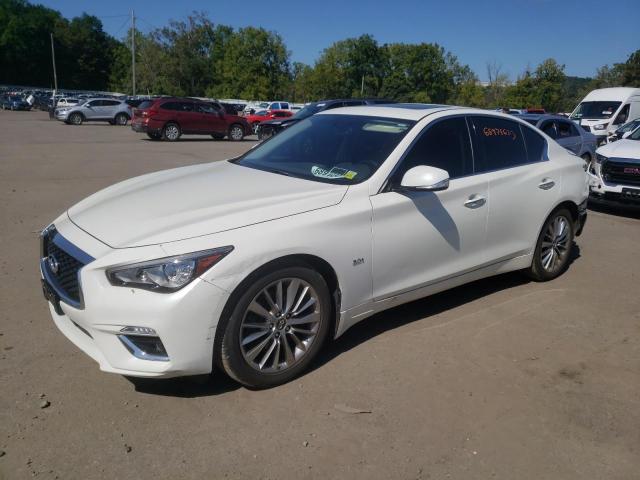 JN1EV7ARXJM431889 - 2018 INFINITI Q50 LUXE WHITE photo 1