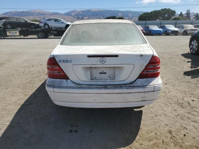 WDBRF64J53F397068 - 2003 MERCEDES-BENZ C 320 WHITE photo 6