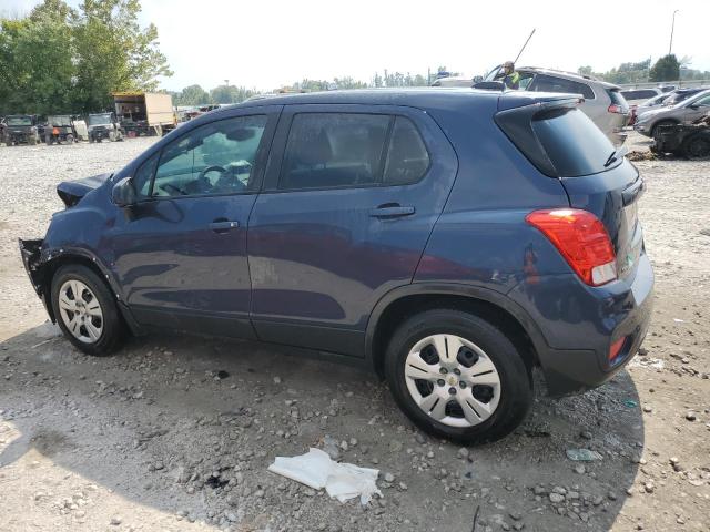 3GNCJKSB3JL302253 - 2018 CHEVROLET TRAX LS BLUE photo 2