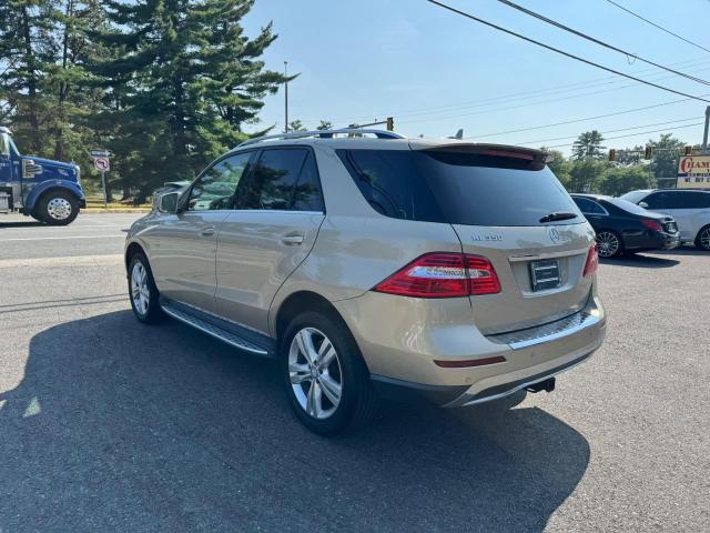 4JGDA5HB2DA118516 - 2013 MERCEDES-BENZ ML 350 4MATIC GOLD photo 4