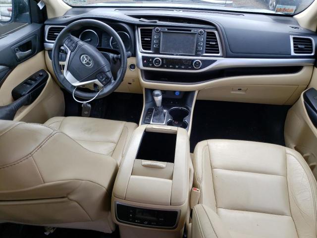 5TDJKRFH1FS112845 - 2015 TOYOTA HIGHLANDER XLE BLACK photo 8