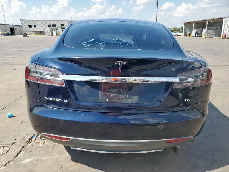 5YJSA1CN8DFP05784 - 2013 TESLA MODEL S Niebieski zdjęcie 6