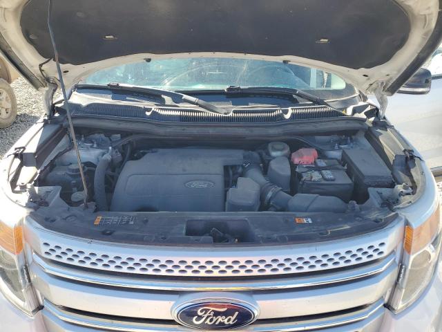 1FM5K8D86DGC34604 - 2013 FORD EXPLORER XLT WHITE photo 11