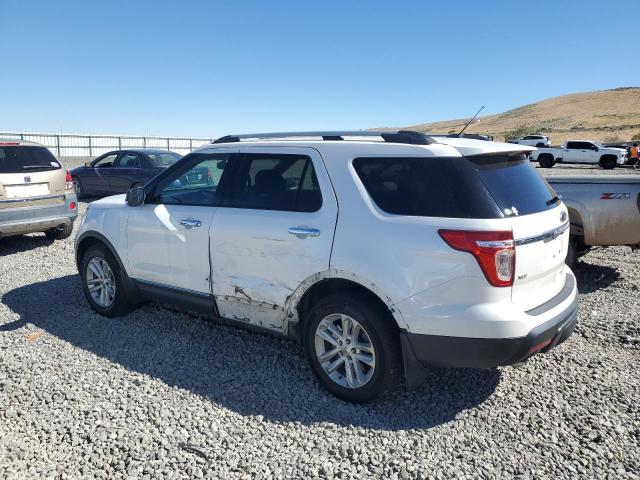 1FM5K8D86DGC34604 - 2013 FORD EXPLORER XLT WHITE photo 2