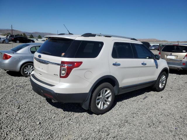 1FM5K8D86DGC34604 - 2013 FORD EXPLORER XLT WHITE photo 3