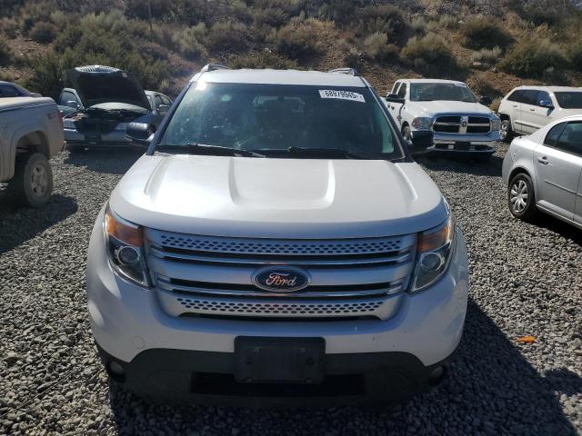 1FM5K8D86DGC34604 - 2013 FORD EXPLORER XLT WHITE photo 5