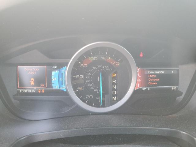 1FM5K8D86DGC34604 - 2013 FORD EXPLORER XLT WHITE photo 9