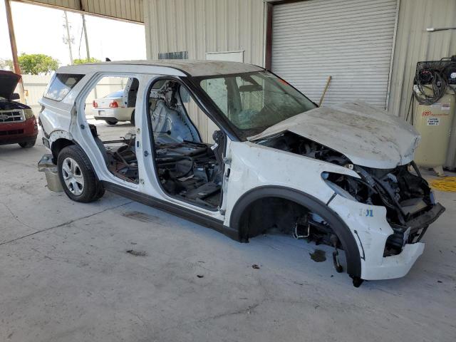 1FM5K8AB8LGC12778 - 2020 FORD EXPLORER POLICE INTERCEPTOR WHITE photo 4