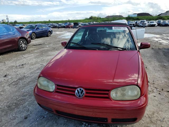 3VWDC21V0YM802066 - 2000 VOLKSWAGEN CABRIO GLS RED photo 5