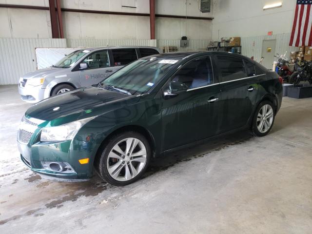 1G1PG5SB7E7306612 - 2014 CHEVROLET CRUZE LTZ GREEN photo 1