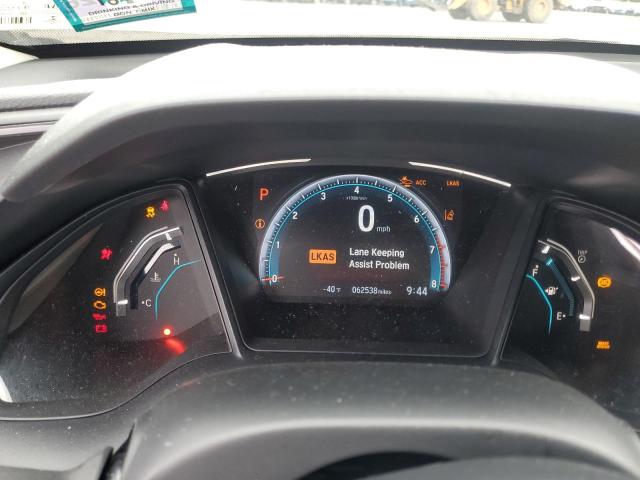 2HGFC2F64KH549824 - 2019 HONDA CIVIC LX ნაცრისფერი ფოტო 9