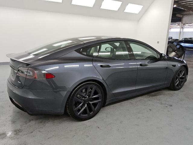 5YJSA1E60MF444074 - 2021 TESLA MODEL S Gümüş foto 3