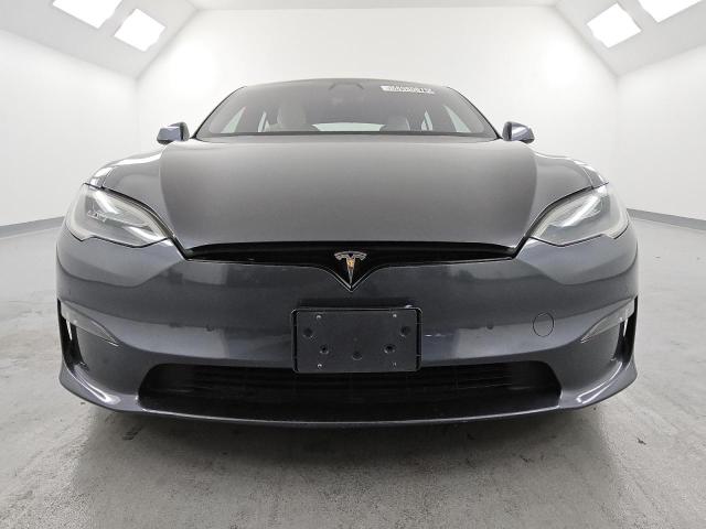 5YJSA1E60MF444074 - 2021 TESLA MODEL S Gümüş foto 5