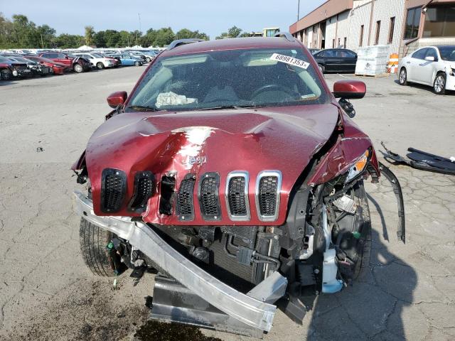 1C4PJMCS9FW789660 - 2015 JEEP CHEROKEE LATITUDE BURGUNDY photo 5