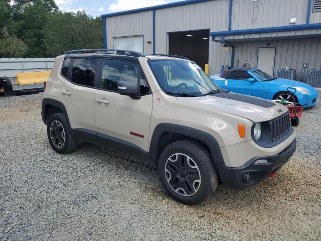 ZACCJBCT0FPC44407 - 2015 JEEP RENEGADE TRAILHAWK BEIGE photo 4