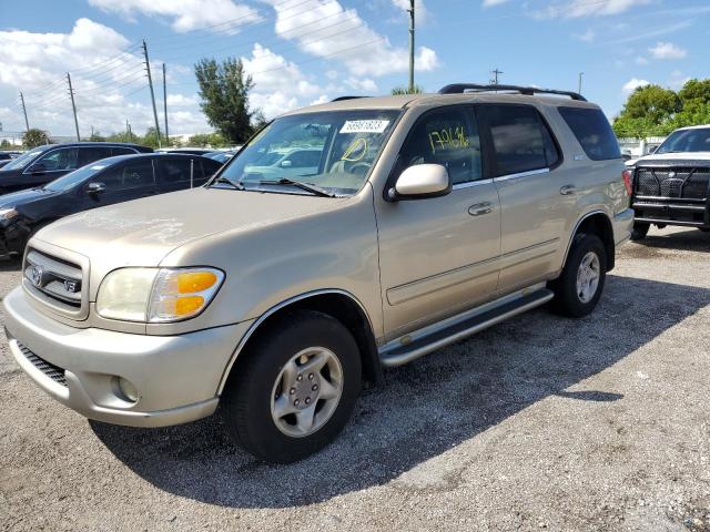 5TDZT34A13S153992 - 2003 TOYOTA SEQOUIA SR5 TAN photo 1