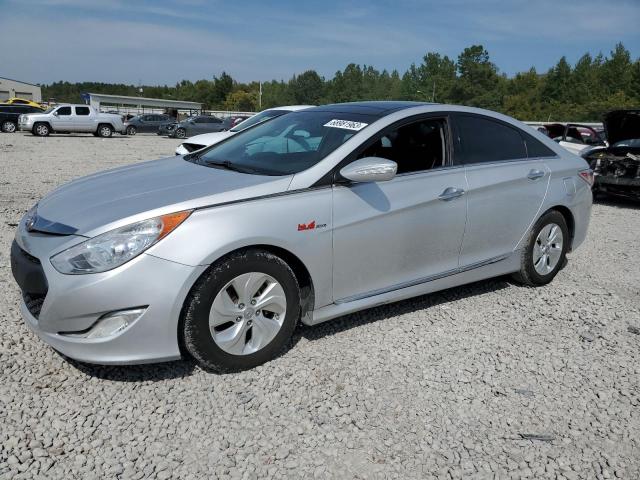 KMHEC4A48FA135490 - 2015 HYUNDAI SONATA HYBRID SILVER photo 1