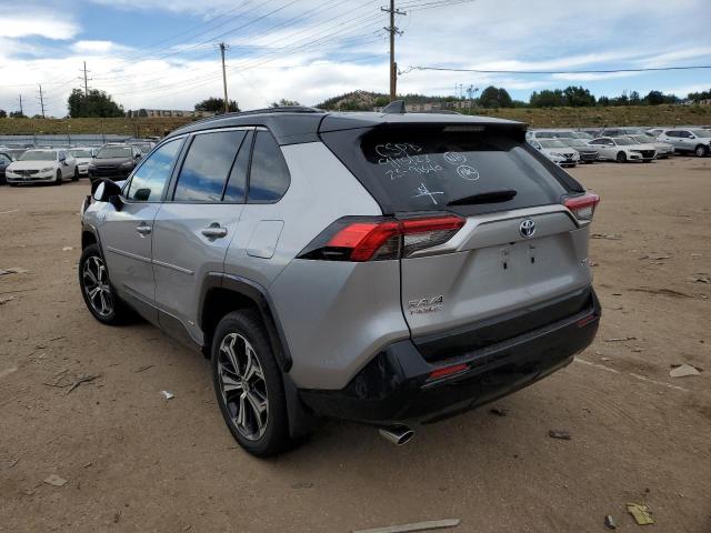 JTMFB3FV5ND095566 - 2022 TOYOTA RAV4 PRIME XSE SILVER photo 2