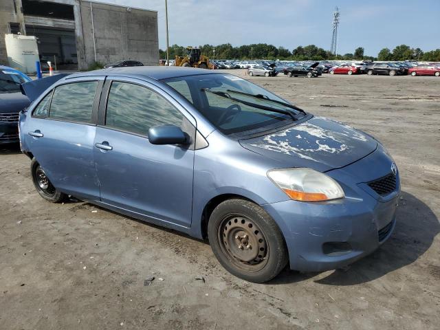 JTDBT903691335608 - 2009 TOYOTA YARIS BLUE photo 4