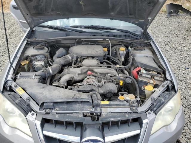 4S4BP61C586345030 - 2008 SUBARU OUTBACK 2.5I SILVER photo 11