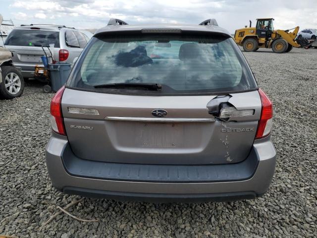 4S4BP61C586345030 - 2008 SUBARU OUTBACK 2.5I SILVER photo 6