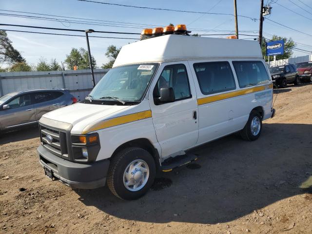 1FMNE1BL9BDA21196 - 2011 FORD ECONOLINE E150 WAGON WHITE photo 1