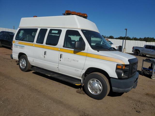 1FMNE1BL9BDA21196 - 2011 FORD ECONOLINE E150 WAGON WHITE photo 4