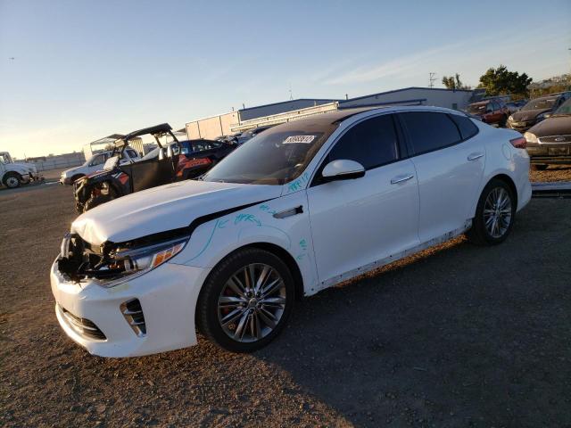 5XXGV4L25GG108210 - 2016 KIA OPTIMA SXL WHITE photo 1