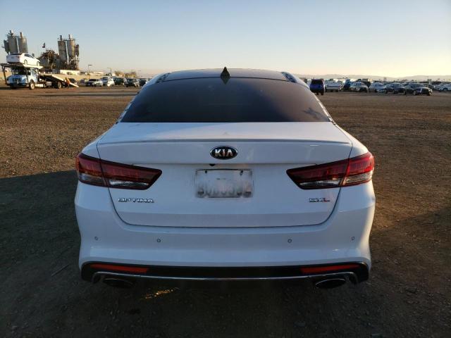 5XXGV4L25GG108210 - 2016 KIA OPTIMA SXL WHITE photo 6