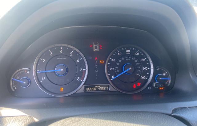 5J6TF3H51CL001927 - 2012 HONDA CROSSTOUR EXL ნაცრისფერი ფოტო 8