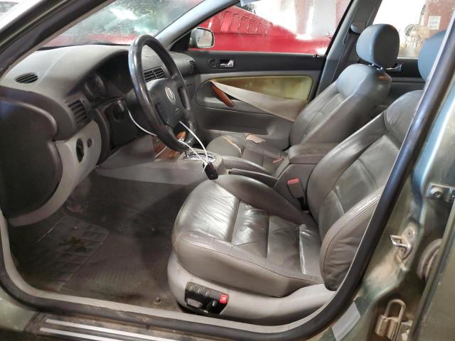 WVWRH63B12P187372 - 2002 VOLKSWAGEN PASSAT GLX Yaşıl foto 7