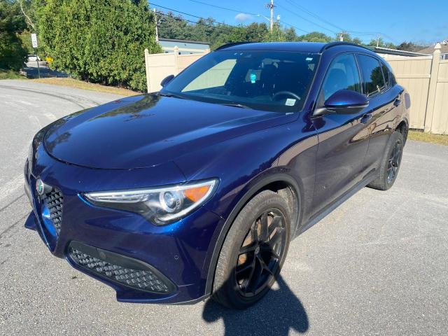 ZASFAKNN2J7B64874 - 2018 ALFA ROMEO STELVIO TI SPORT BLUE photo 1