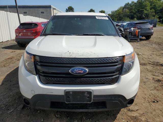 1FM5K8AR5DGB79155 - 2013 FORD EXPLORER POLICE INTERCEPTOR 白色 照片 5