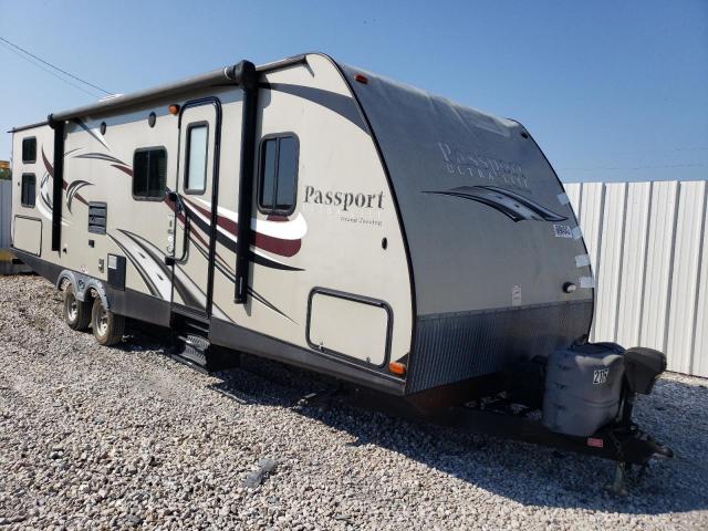 4YDT29229GK412343 - 2016 KEYSTONE PASSPORT BROWN photo 1