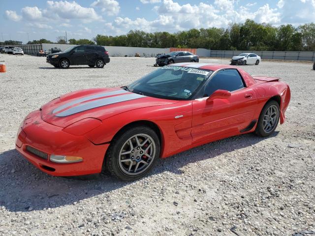 1G1YY12S245114955 - 2004 CHEVROLET CORVETTE Z06 RED photo 1