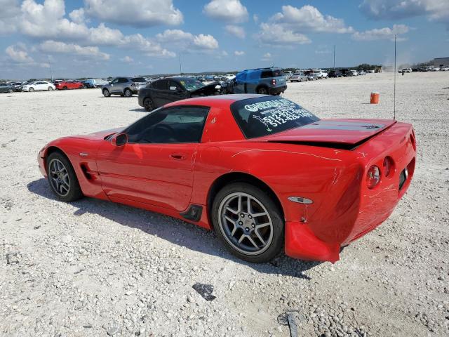 1G1YY12S245114955 - 2004 CHEVROLET CORVETTE Z06 RED photo 2