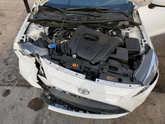 3MYDLBYV2KY516486 - 2019 TOYOTA YARIS L WHITE photo 11