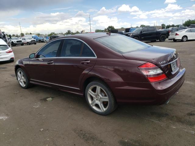 WDDNF84X59A272213 - 2009 MERCEDES-BENZ S 450 4MATIC BURGUNDY photo 2