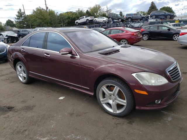 WDDNF84X59A272213 - 2009 MERCEDES-BENZ S 450 4MATIC BURGUNDY photo 4