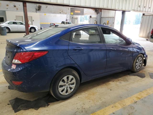 KMHCT4AEXGU036122 - 2016 HYUNDAI ACCENT SE BLUE photo 3