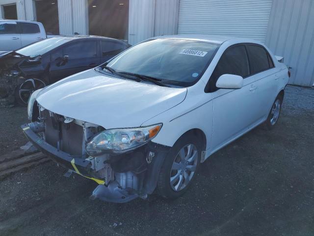 5YFBU4EE8CP055704 - 2012 TOYOTA COROLLA BASE WHITE photo 1