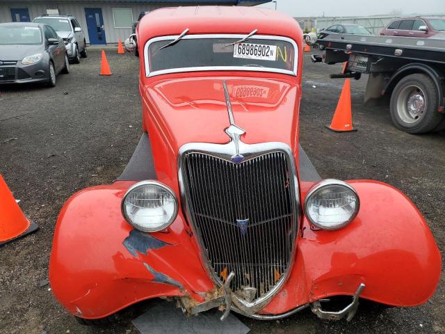 18120251 - 1934 FORD TUDOR RED photo 5