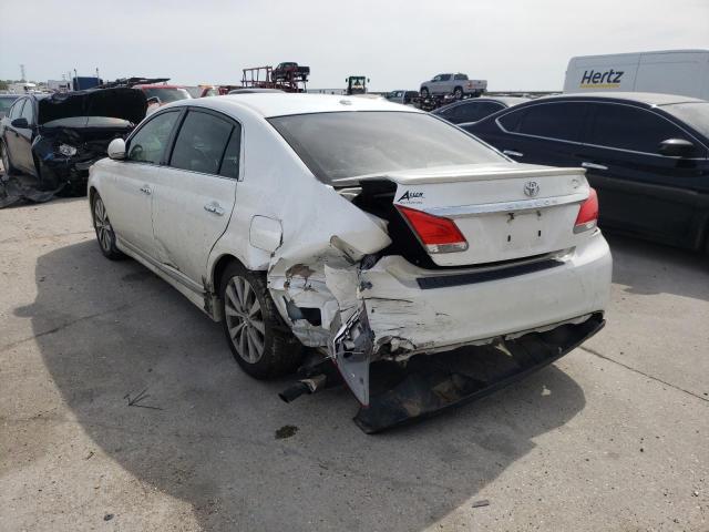 4T1BK3DB4CU442370 - 2012 TOYOTA AVALON BASE WHITE photo 3