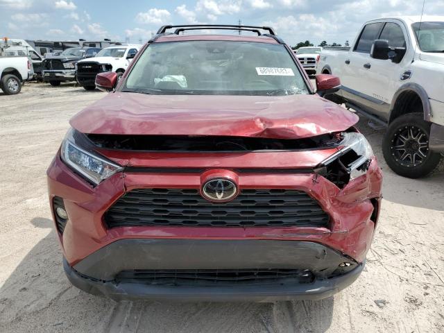 2T3C1RFV7LC077953 - 2020 TOYOTA RAV4 XLE PREMIUM RED photo 5