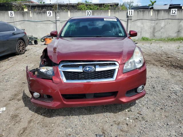 4S3BMBK68D3006109 - 2013 SUBARU LEGACY 2.5I LIMITED BURGUNDY photo 5