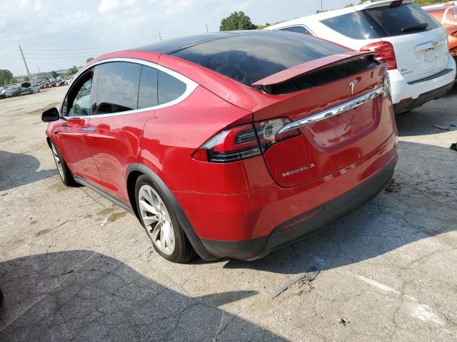 5YJXCBE22HF049404 - 2017 TESLA MODEL X RED photo 2